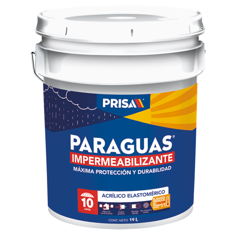 PARAGUAS 10 AÑOS TERRACOTA