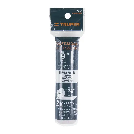 [R-ROPI-910] Felpa para rodillo 9' x 3/8' superficies lisas, Truper