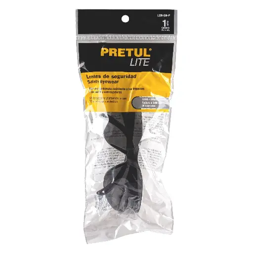 [LEN-SN-P] Lentes de seguridad grises, Pretul Lite