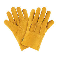 [GU-225] Guantes de carnaza, cortos, unitalla, PRETUL