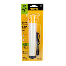 [LIRE-200P] Linterna plástica de LED, 100 lm, recargable, PRETUL