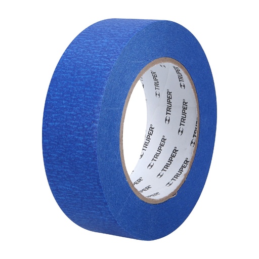 [MSK-1/2A] Cinta masking tape azul de 1/2' x 50 m para pintor, Truper