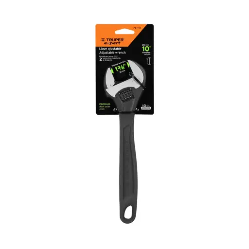 [PET-10] Llave ajustable (perico) 10' profesional pavonada, Expert