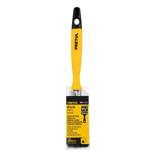 [BRP-1/2] Brocha uso general de 1/2' con mango de plástico, Pretul
