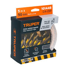 [CIA-25N] Rollo de 5 m de cinta antiderrapante negra 50mm con abrasivo
