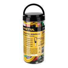 [TENS-20] Juego de 20 tensores elásticos, Pretul