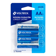 [AL-AA] Blíster con 4 pilas alcalinas AA, VOLTECK