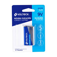 [AL-9V] Blíster con 1 pila alcalina 9V, VOLTECK