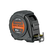 [FCN-10M] Flexómetro contra impactos 10 m, Cinta Negra 32 mm, Truper