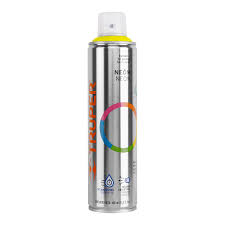[PAF-AM] Pintura en aerosol, amarillo neón, bote esbelto, 400 ml